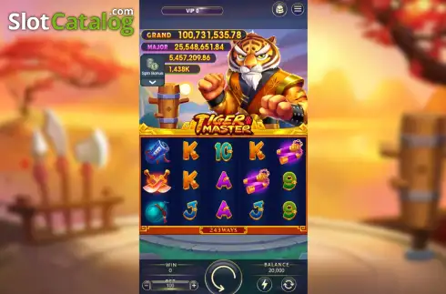Οθόνη2. Tiger Master Κουλοχέρης