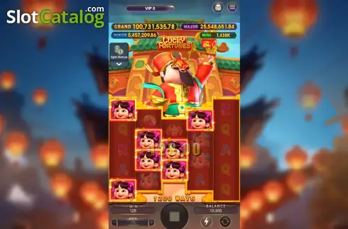 Οθόνη3. Lucky Fortunes (Pegasus) Κουλοχέρης 