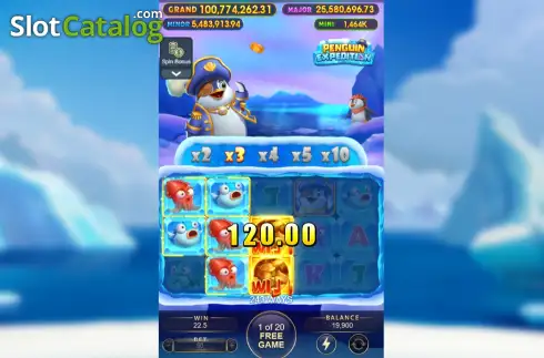 Οθόνη3. Penguin Expedition Κουλοχέρης