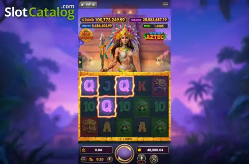 Οθόνη3. Mystic Aztec Κουλοχέρης