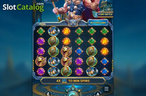 Οθόνη2. Rise Of Thor: Gods At War Κουλοχέρης