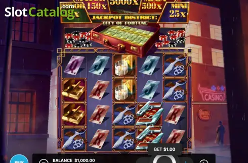 Οθόνη2. Jackpot District: City of Fortune Κουλοχέρης