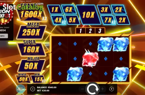 Οθόνη3. Turbo Diamonds Κουλοχέρης
