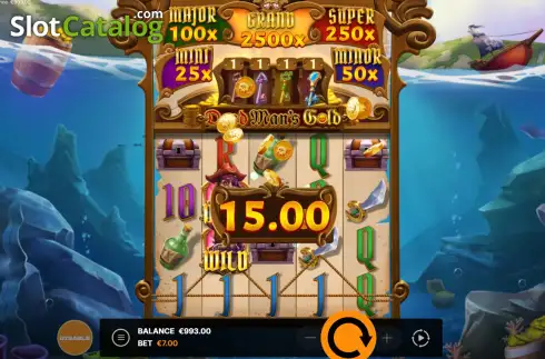 Οθόνη3. Dead Man's Gold: Hold & Win Κουλοχέρης 