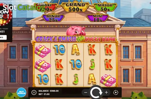 Οθόνη2. Crack & Smash The Piggy Bank Κουλοχέρης