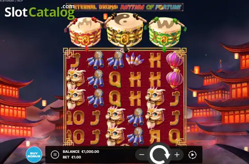 Οθόνη2. 3 Eternal Drums: Rhythm of Fortune Κουλοχέρης