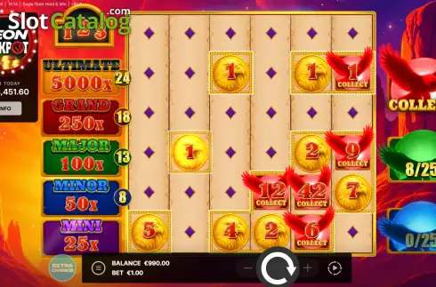 Οθόνη3. Eagle Gold: Hold & Win Κουλοχέρης
