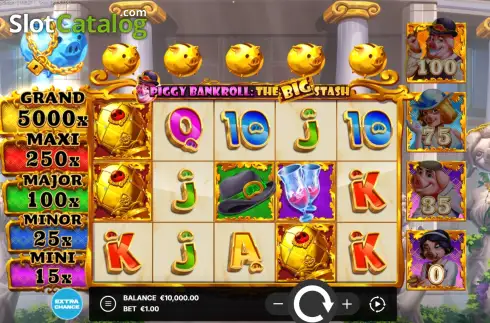 Οθόνη2. Piggy Bankroll: The Big Stash Κουλοχέρης