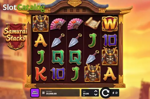 Οθόνη2. Samurai Stack Κουλοχέρης