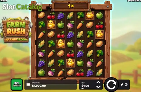 Οθόνη2. Farm Rush Κουλοχέρης 