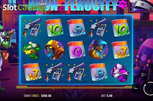 Οθόνη2. Neon Ferocity Κουλοχέρης 