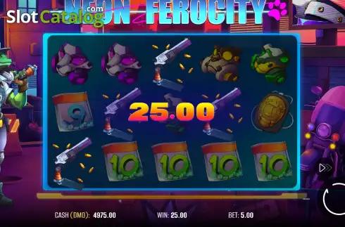 Οθόνη3. Neon Ferocity Κουλοχέρης 