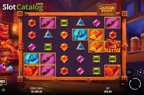 Οθόνη2. Dragon Feast (Pixmove Games) Κουλοχέρης