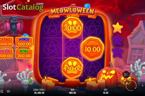 Οθόνη3. Meowloween Κουλοχέρης