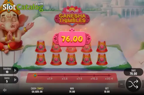 Οθόνη3. Ganesha Thimbles Κουλοχέρης 