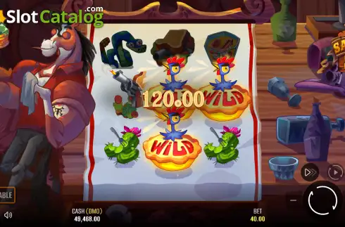 Οθόνη3. Saloon Lucky Horse Κουλοχέρης