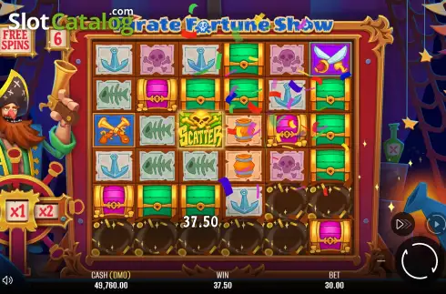 Οθόνη3. Pirate Fortune Show Κουλοχέρης