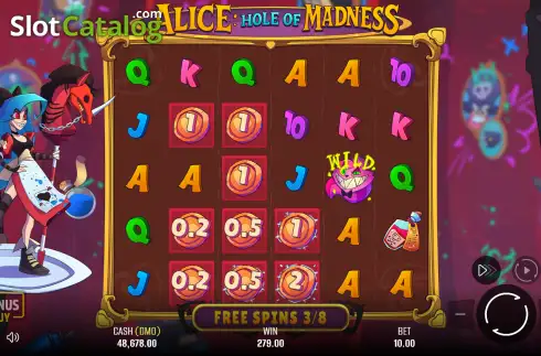 Οθόνη3. Alice: Hole of Madness Κουλοχέρης