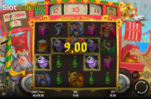 Οθόνη3. Knights of Beer Κουλοχέρης