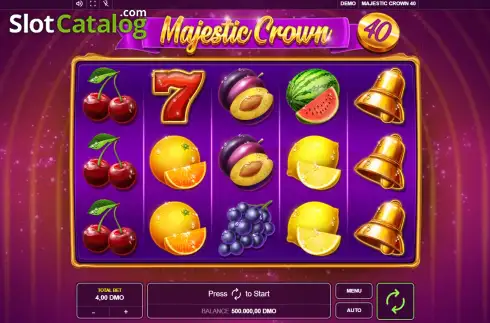 Οθόνη2. Majestic Crown 40 Κουλοχέρης