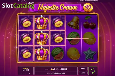 Οθόνη3. Majestic Crown 40 Κουλοχέρης