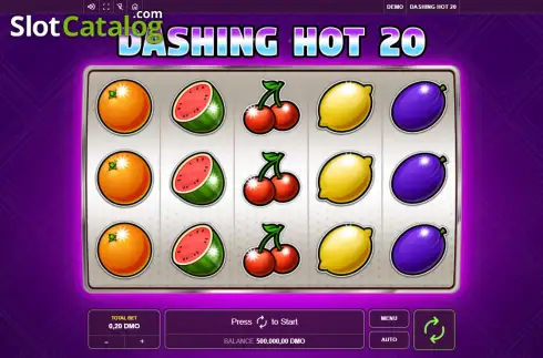 Οθόνη2. Dashing Hot 20 Κουλοχέρης