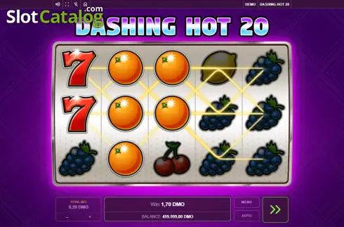 Οθόνη3. Dashing Hot 20 Κουλοχέρης
