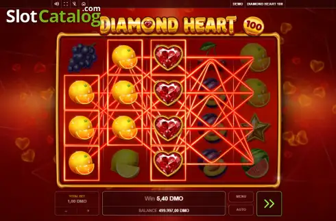 Οθόνη3. Diamond Heart 100 Κουλοχέρης