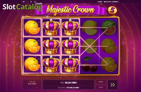 Οθόνη3. Majestic Crown 5 Κουλοχέρης