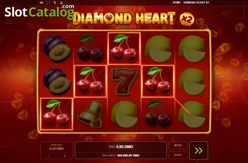 Οθόνη3. Diamond Heart x2 Κουλοχέρης