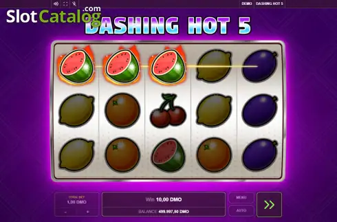 Οθόνη3. Dashing Hot 5 Κουλοχέρης