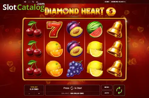 Οθόνη2. Diamond Heart 5 Κουλοχέρης 