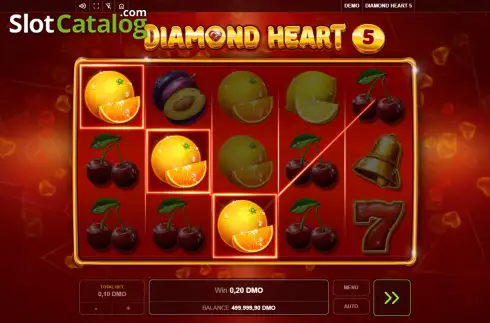 Οθόνη3. Diamond Heart 5 Κουλοχέρης 