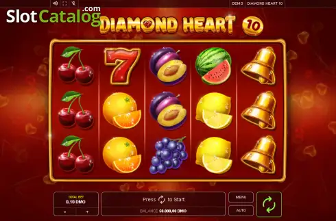 Οθόνη2. Diamond Heart 10 Κουλοχέρης