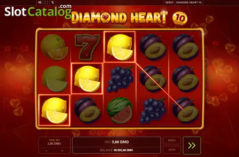 Οθόνη3. Diamond Heart 10 Κουλοχέρης