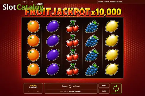 Οθόνη2. Fruit JackPot x10000 Κουλοχέρης