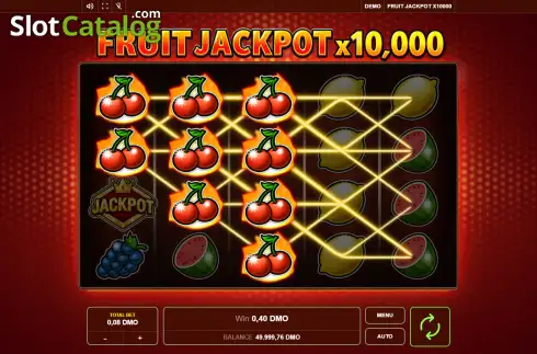 Οθόνη3. Fruit JackPot x10000 Κουλοχέρης