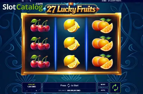 Οθόνη2. 27 Lucky Fruits Κουλοχέρης