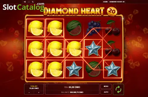 Οθόνη3. Diamond Heart 20 Κουλοχέρης