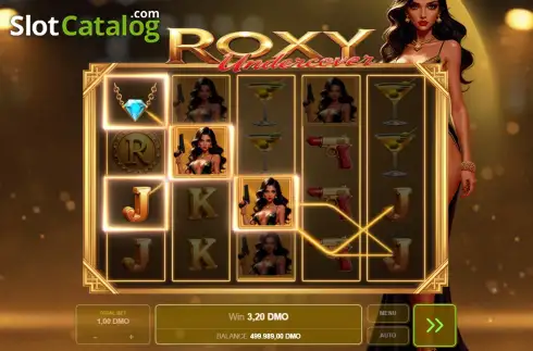 Οθόνη3. Roxy: Undercover Κουλοχέρης