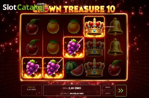 Οθόνη3. Crown Treasure 10 Κουλοχέρης