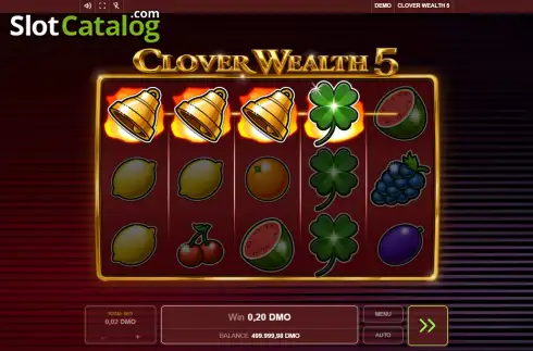Οθόνη3. Clover Wealth 5 Κουλοχέρης