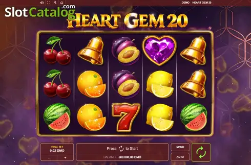 Οθόνη2. Heart Gem 20 Κουλοχέρης