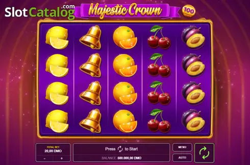 Οθόνη2. Majestic Crown 100 Κουλοχέρης
