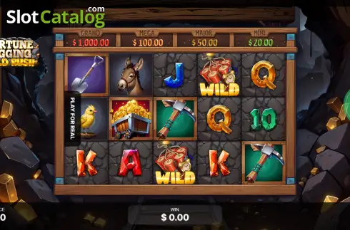 Οθόνη2. Fortune Digging: Gold Rush Κουλοχέρης 