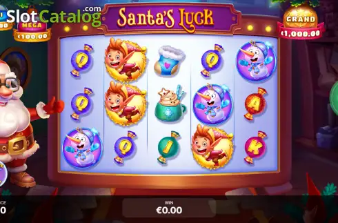 Οθόνη2. Santa's Luck Κουλοχέρης 