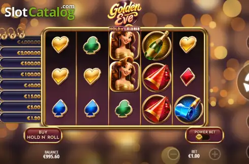 Οθόνη2. Golden Eve: Hold n' Roll Κουλοχέρης