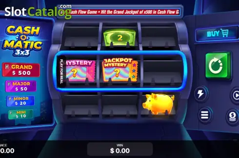Οθόνη2. Cash-O-Matic 3x3 Κουλοχέρης