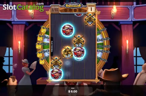 Οθόνη3. Ace Bounty ReSpin Saloon Κουλοχέρης