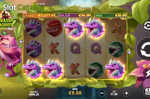 Οθόνη3. Jurassic Jackpots (Playnetic) Κουλοχέρης